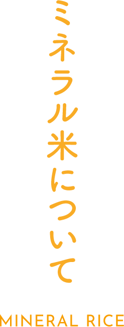 ミネラル米について